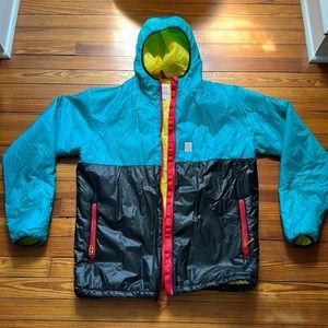 TOPO Designs lightweight puffer, XL. Worn maybe twice, too big for me.